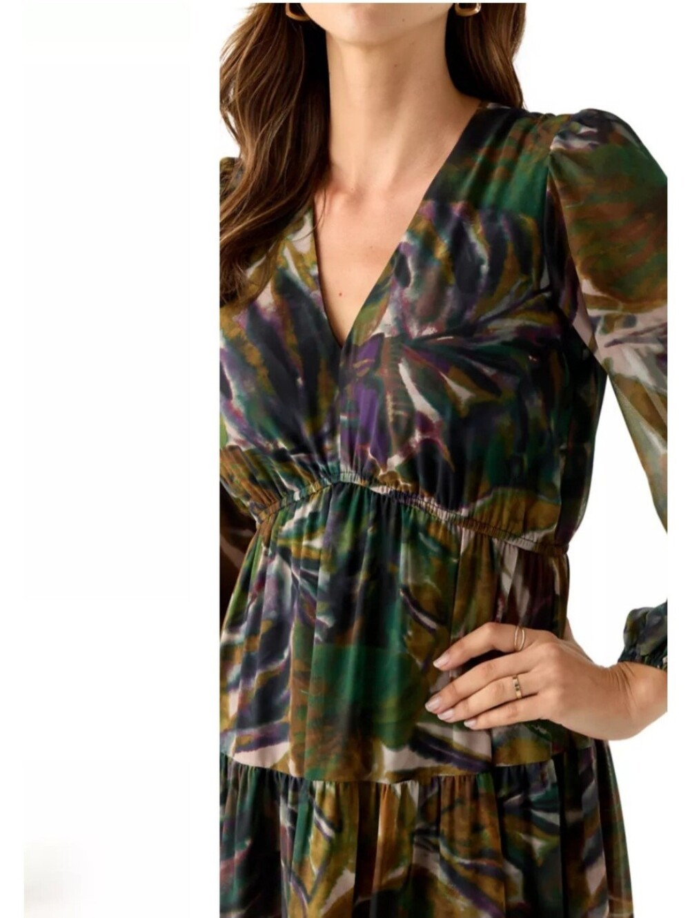NWT Chiffon Pullover Dress - Picture 4 of 4